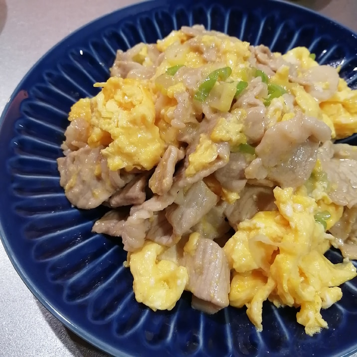 面倒くさい日はこれ!!ごはんがすすむ豚玉炒め